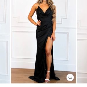 Brand new, Black formal strap dress. Size 6